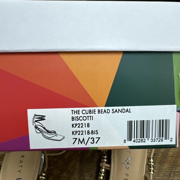 Katy Perry The Cubie Bead Sandal In Biscotti - Picture 4 of 8